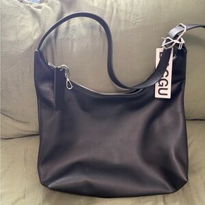 BAGGU Recycled Leather Shoulder Bag
